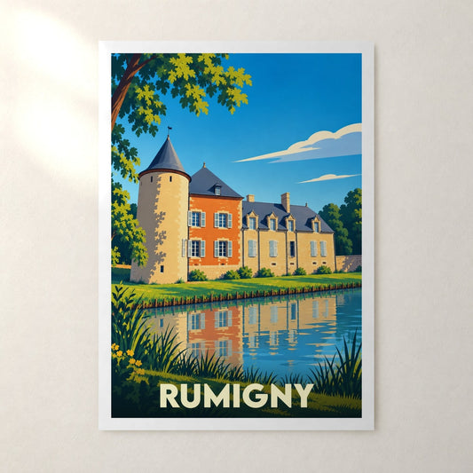 Affiche Rumigny (Somme) – sans cadre, accrochée au mur