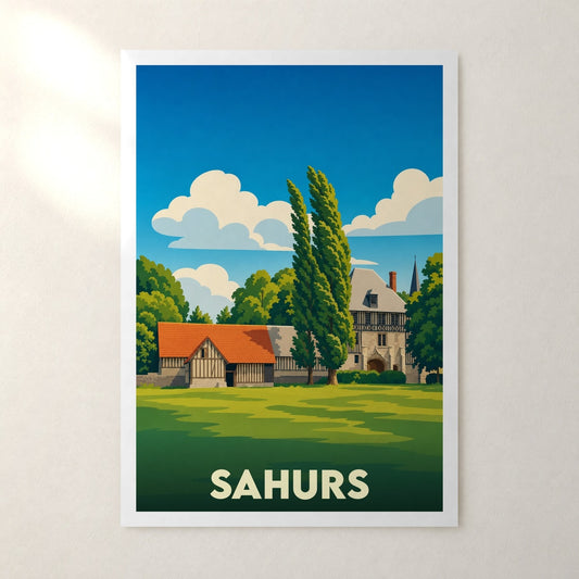 Affiche Sahurs – sans cadre, accrochée au mur