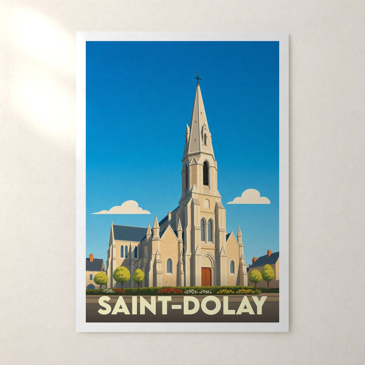 Affiche Saint-Dolay – sans cadre, accrochée au mur