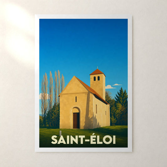 Affiche Saint-Éloi – sans cadre, accrochée au mur