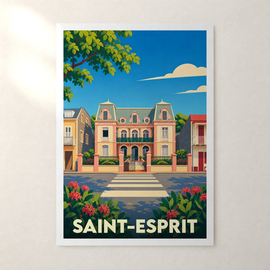 Affiche Saint-Esprit – sans cadre, accrochée au mur