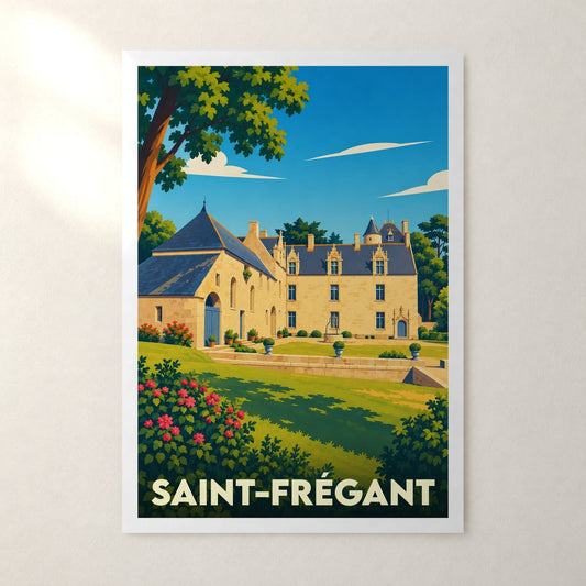 Affiche Saint-Frégant – sans cadre, accrochée au mur