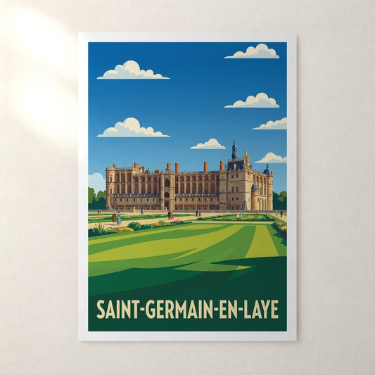 Affiche Saint-Germain-en-Laye – sans cadre, accrochée au mur
