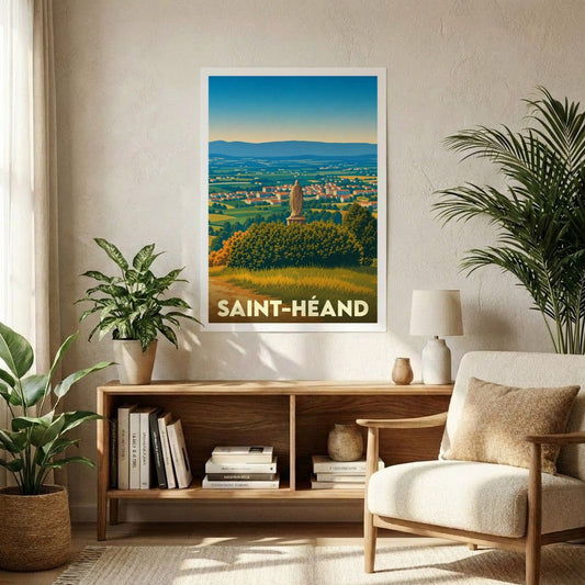 Affiche A1 (59,4 x 84,1 cm) Sans cadre souvenir de Saint-Héand