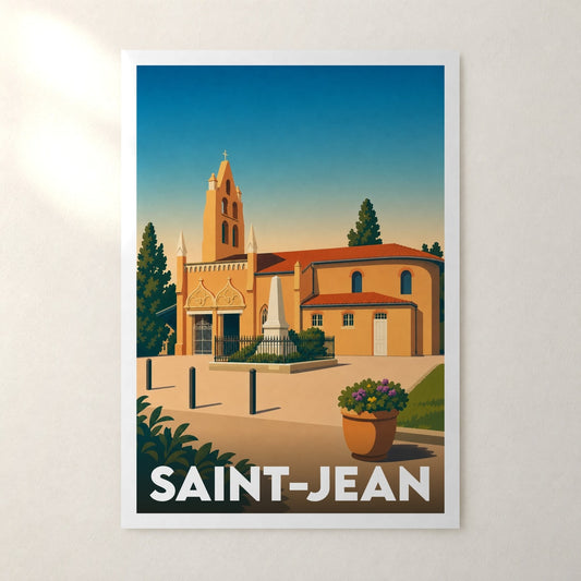 Affiche Saint-Jean – sans cadre, accrochée au mur