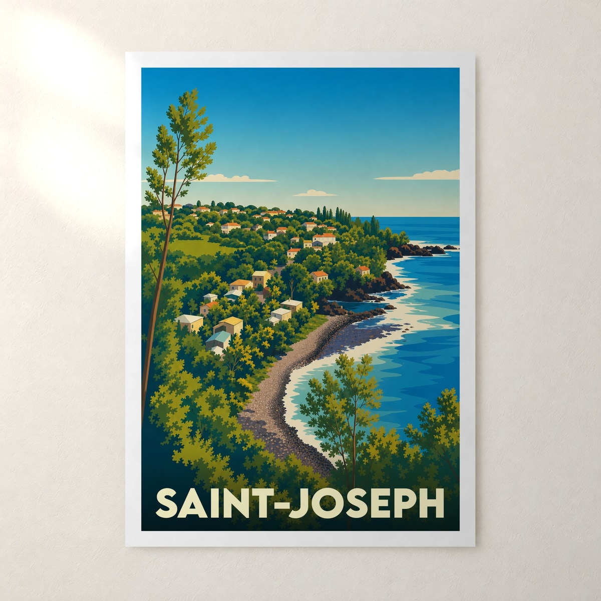 Affiche Saint-Joseph – sans cadre, accrochée au mur