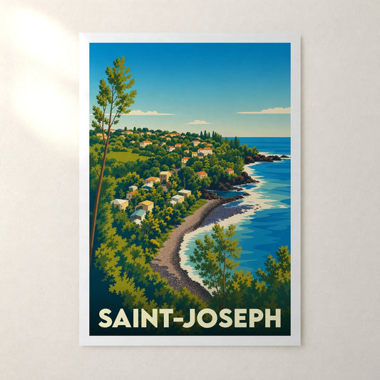 Affiche Saint-Joseph – sans cadre, accrochée au mur