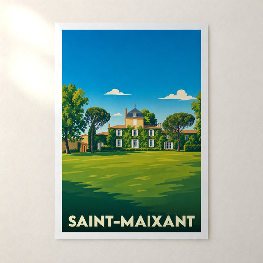 Affiche Saint-Maixant – sans cadre, accrochée au mur