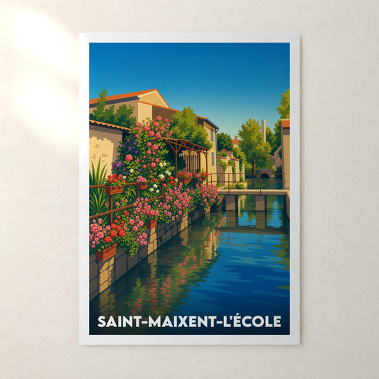 Affiche Saint-Maixent-l'École – sans cadre, accrochée au mur