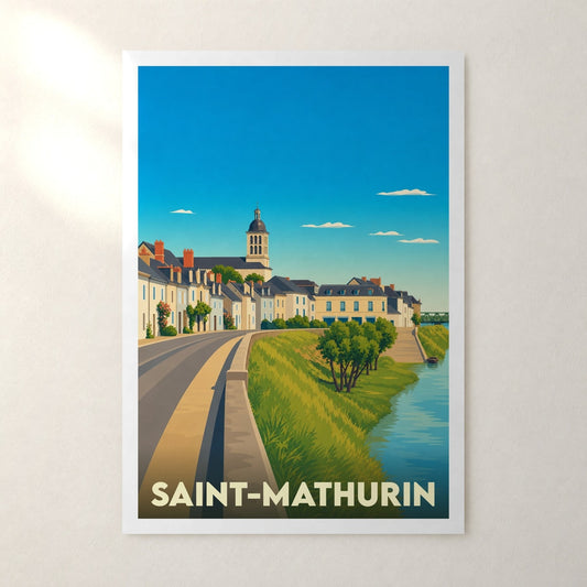 Affiche Saint-Mathurin – sans cadre, accrochée au mur