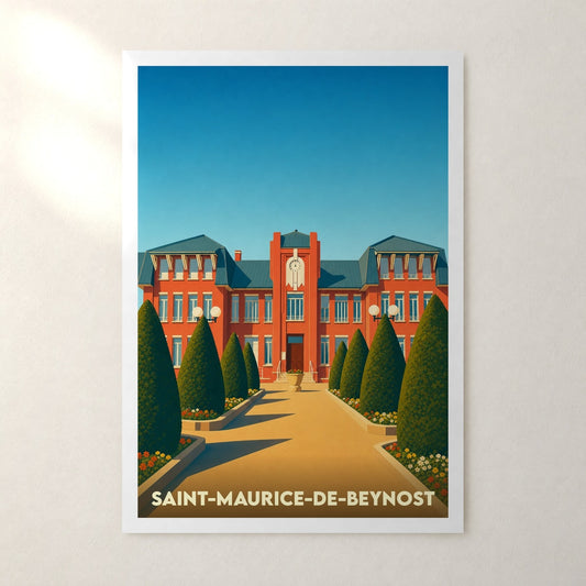 Affiche Saint-Maurice-de-Beynost – sans cadre, accrochée au mur