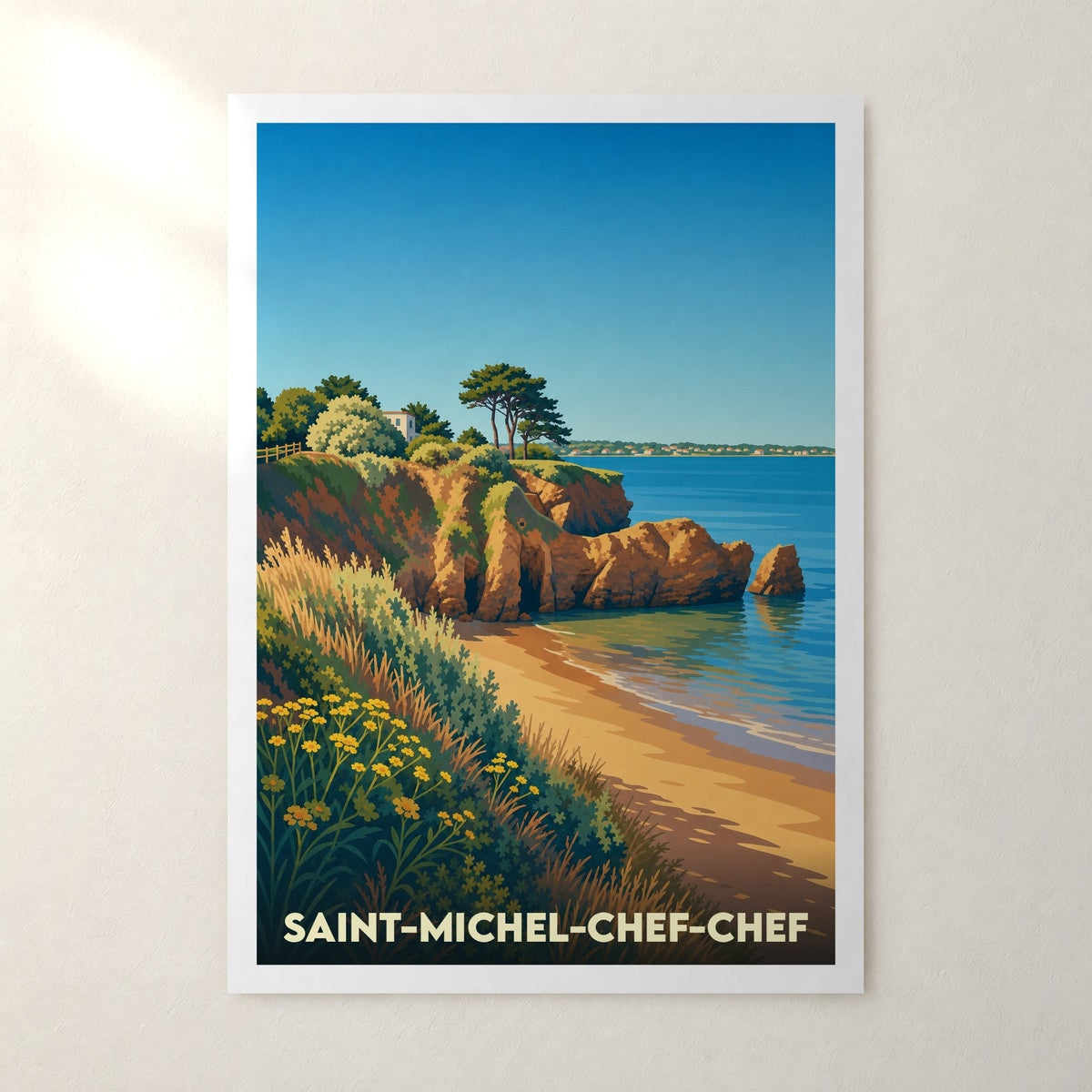 Affiche Saint-Michel-Chef-Chef – sans cadre, accrochée au mur