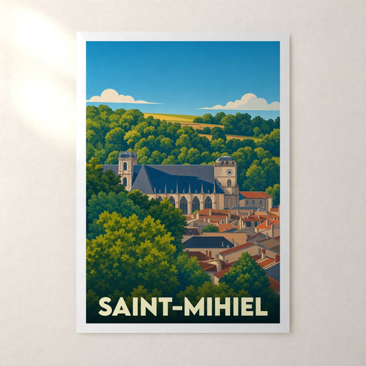 Affiche Saint-Mihiel – sans cadre, accrochée au mur