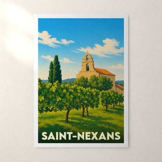 Affiche Saint-Nexans – sans cadre, accrochée au mur