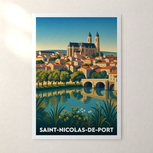 Affiche Saint-Nicolas-de-Port – sans cadre, accrochée au mur