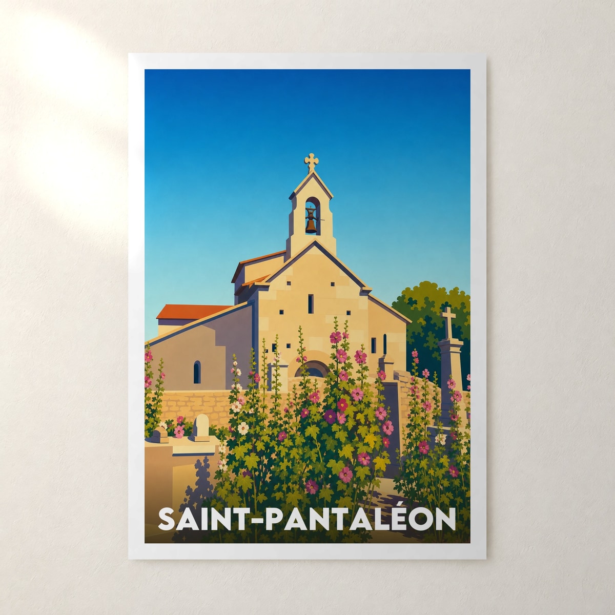 Affiche Saint-Pantaléon – sans cadre, accrochée au mur