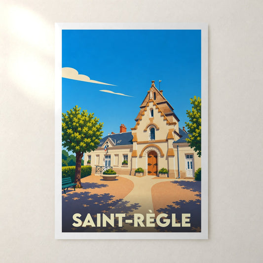 Affiche Saint-Règle – sans cadre, accrochée au mur