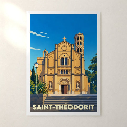 Affiche Saint-Théodorit – sans cadre, accrochée au mur