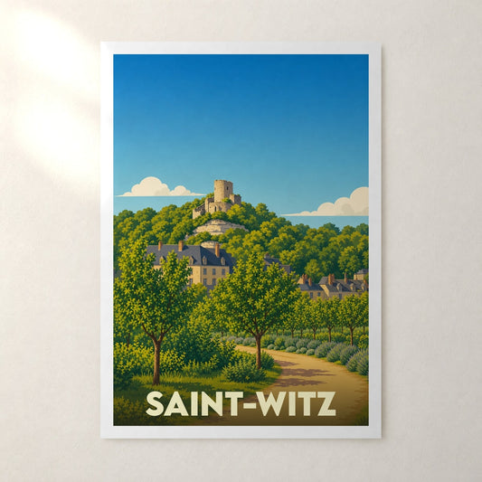 Affiche Saint-Witz – sans cadre, accrochée au mur