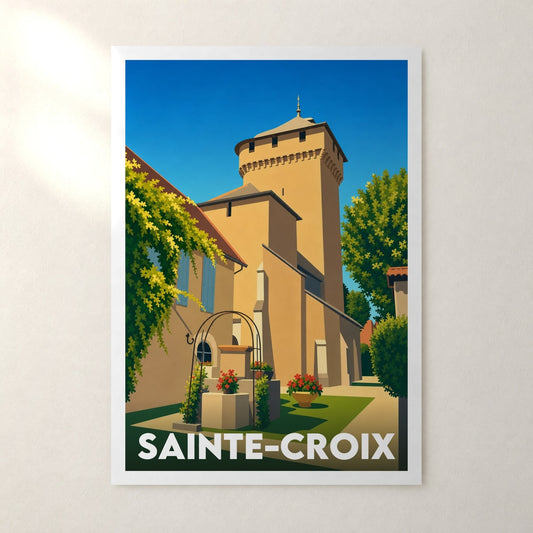 Affiche Sainte-Croix – sans cadre, accrochée au mur