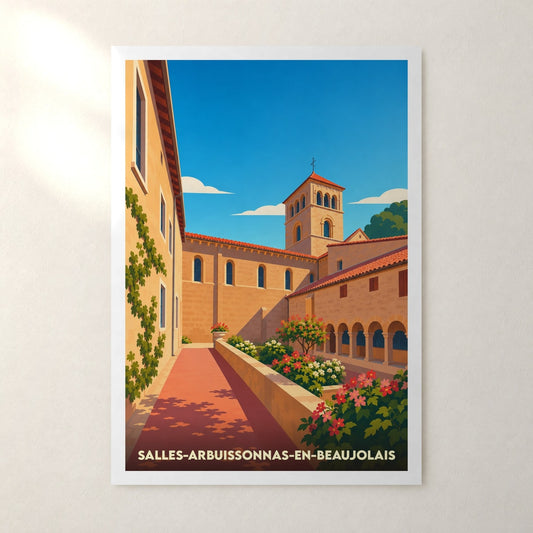 Affiche Salles-Arbuissonnas-en-Beaujolais – sans cadre, accrochée au mur