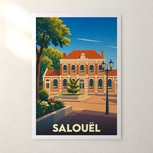 Affiche Salouël – sans cadre, accrochée au mur