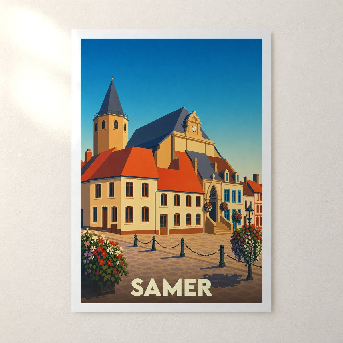 Affiche Samer – sans cadre, accrochée au mur