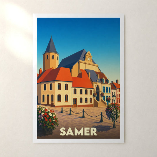 Affiche Samer – sans cadre, accrochée au mur