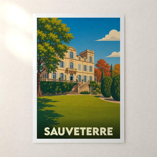 Affiche Sauveterre – sans cadre, accrochée au mur