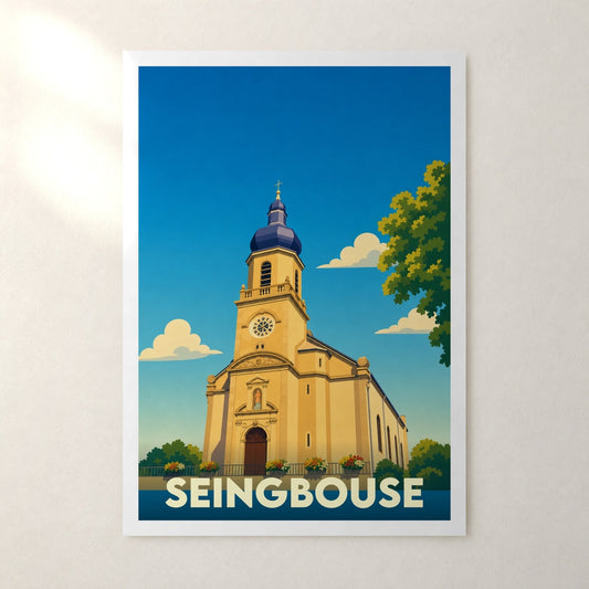 Affiche Seingbouse – sans cadre, accrochée au mur