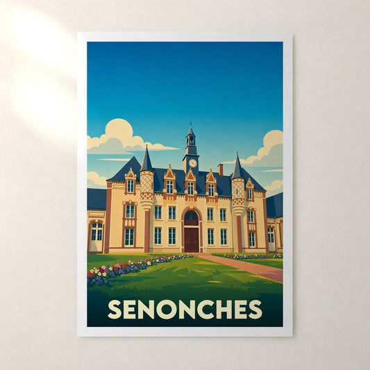 Affiche Senonches – sans cadre, accrochée au mur