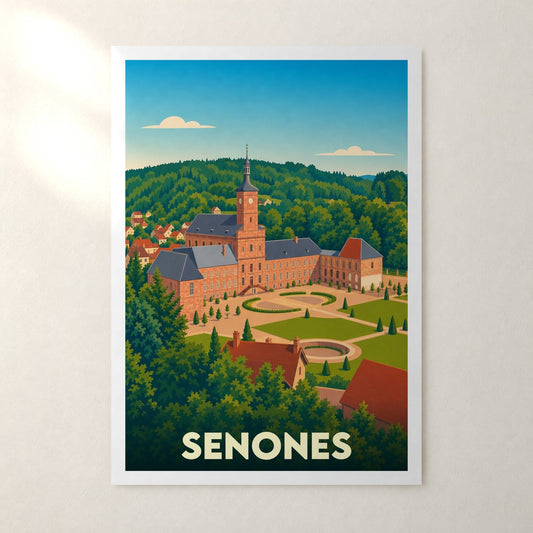 Affiche Senones – sans cadre, accrochée au mur