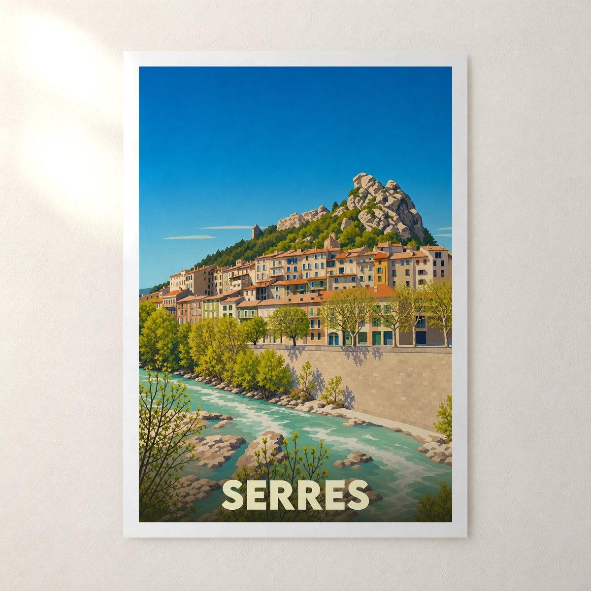 Affiche Serres – sans cadre, accrochée au mur