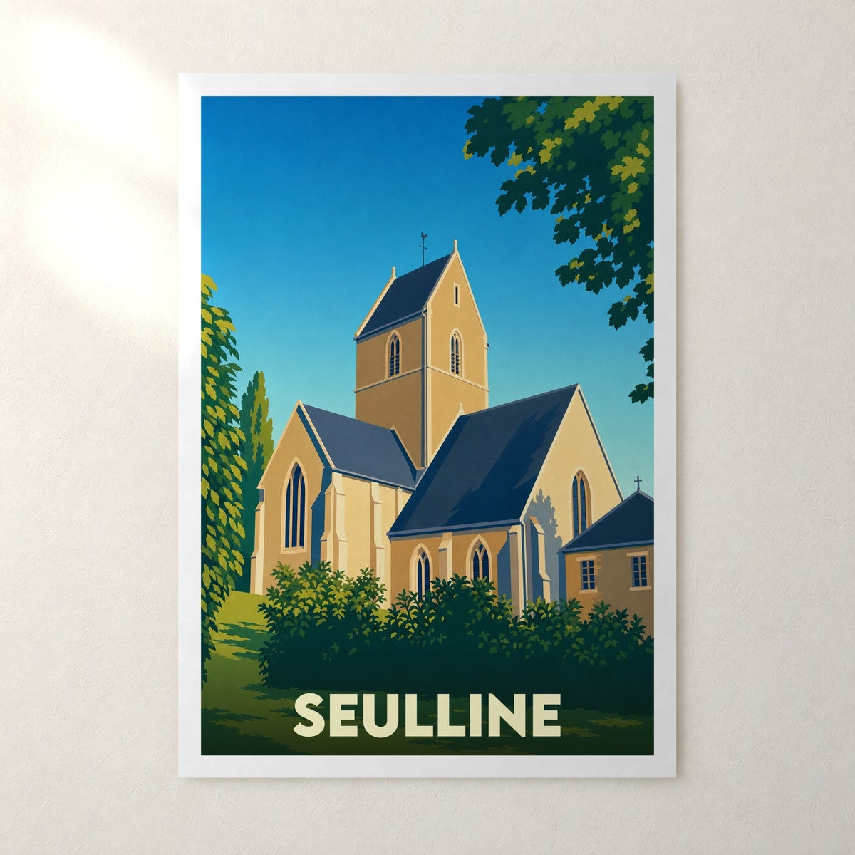 Affiche Seulline – sans cadre, accrochée au mur