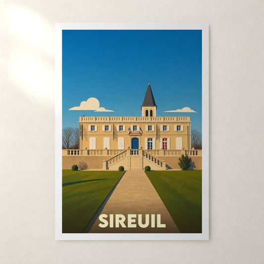 Affiche Sireuil – sans cadre, accrochée au mur