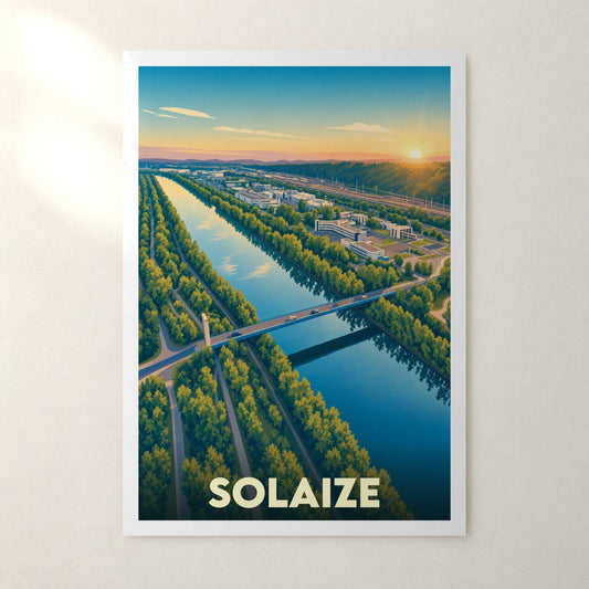 Affiche Solaize – sans cadre, accrochée au mur