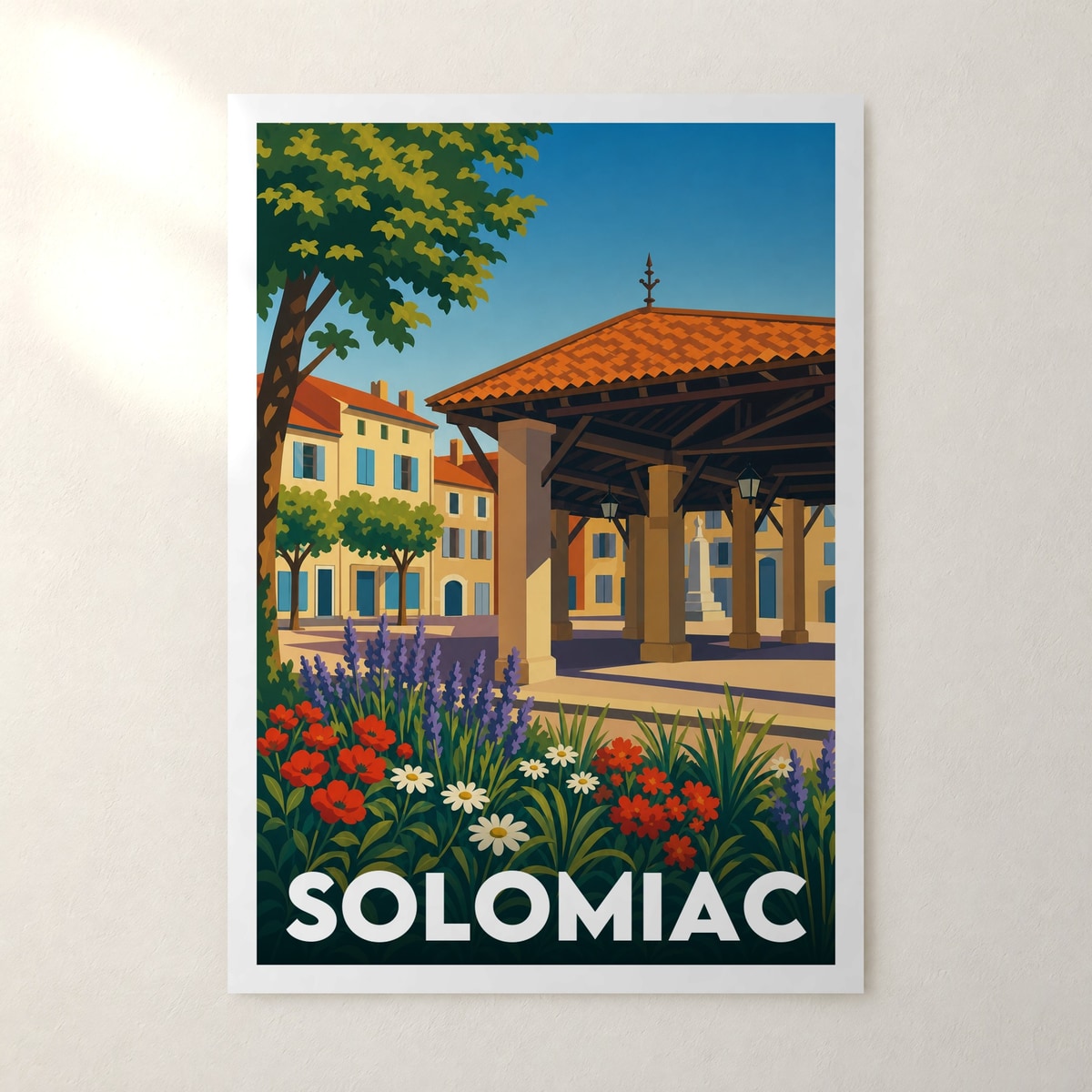 Affiche Solomiac – sans cadre, accrochée au mur