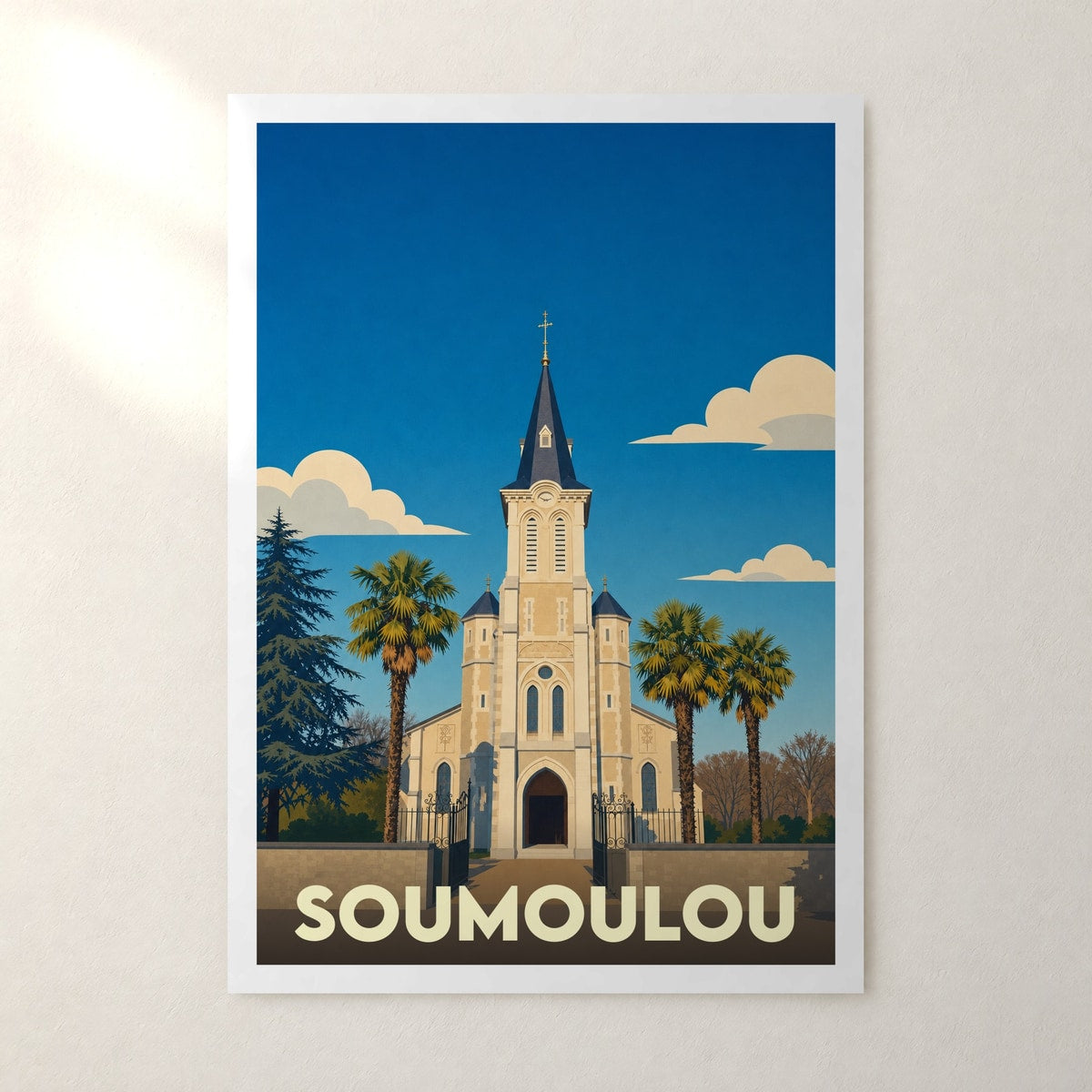 Affiche Soumoulou – sans cadre, accrochée au mur