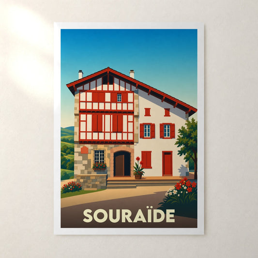 Affiche Souraïde – sans cadre, accrochée au mur
