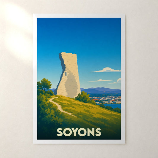 Affiche Soyons – sans cadre, accrochée au mur