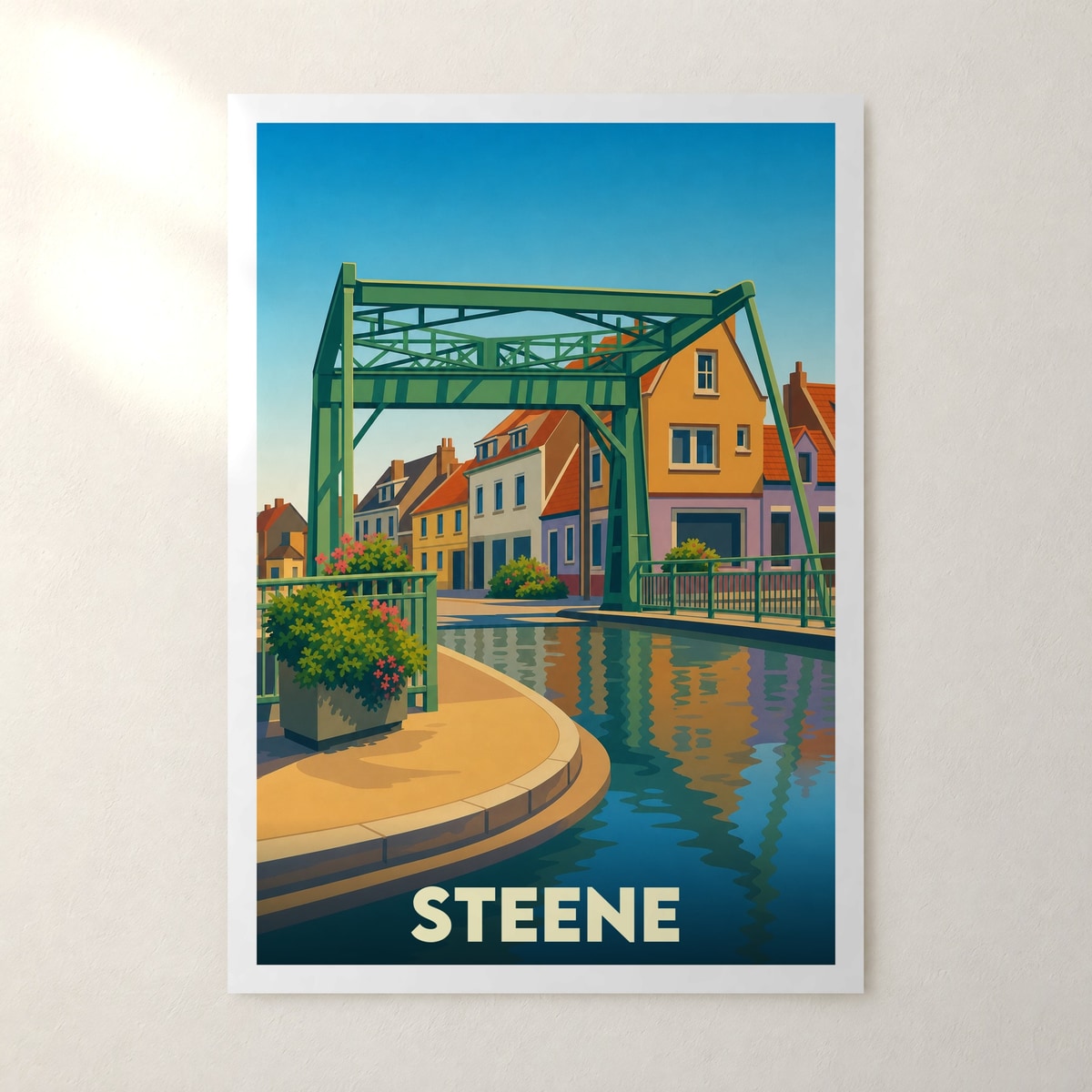 Affiche Steene – sans cadre, accrochée au mur