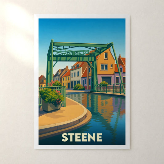 Affiche Steene – sans cadre, accrochée au mur