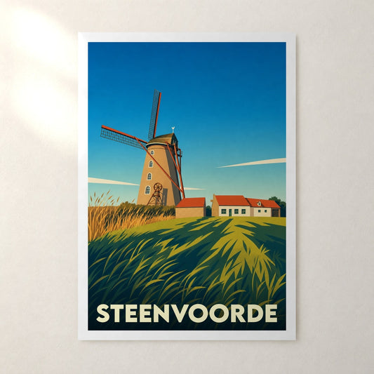 Affiche Steenvoorde – sans cadre, accrochée au mur