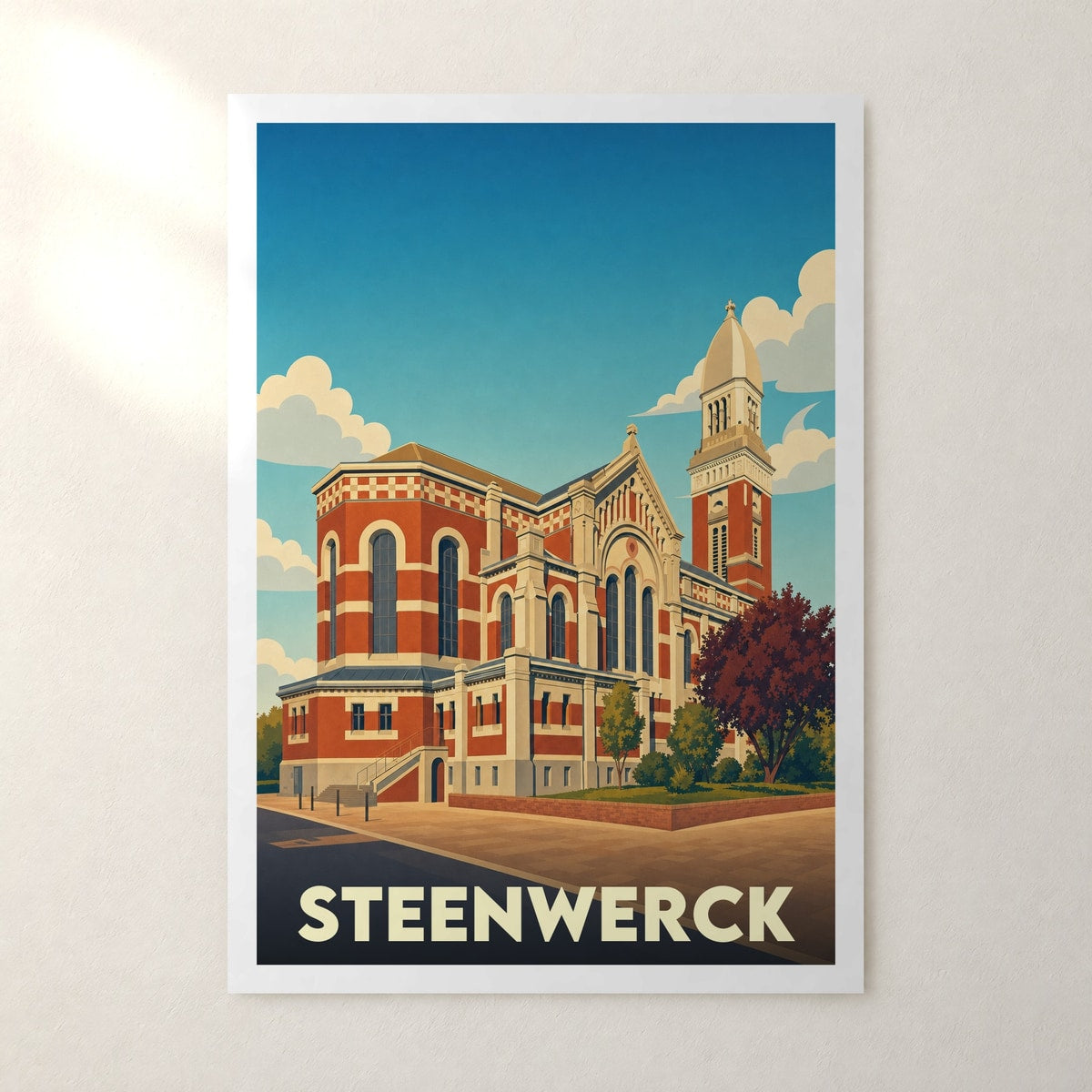 Affiche Steenwerck – sans cadre, accrochée au mur