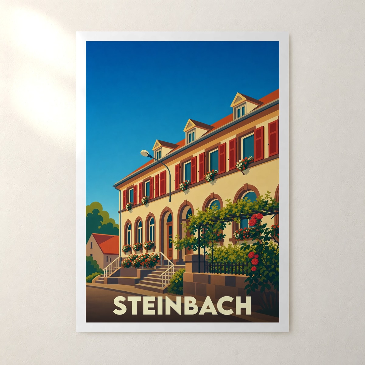 Affiche Steinbach – sans cadre, accrochée au mur