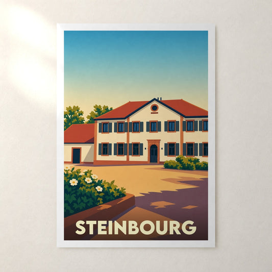 Affiche Steinbourg – sans cadre, accrochée au mur