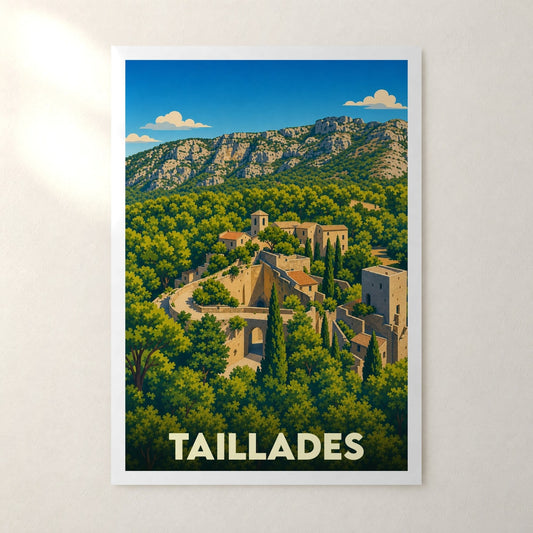 Affiche Taillades – sans cadre, accrochée au mur