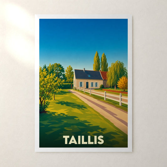 Affiche Taillis – sans cadre, accrochée au mur