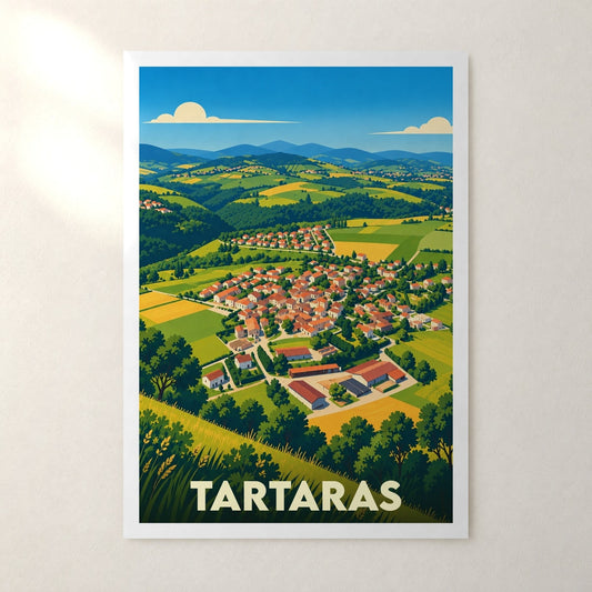Affiche Tartaras – sans cadre, accrochée au mur