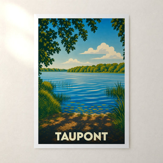 Affiche Taupont – sans cadre, accrochée au mur